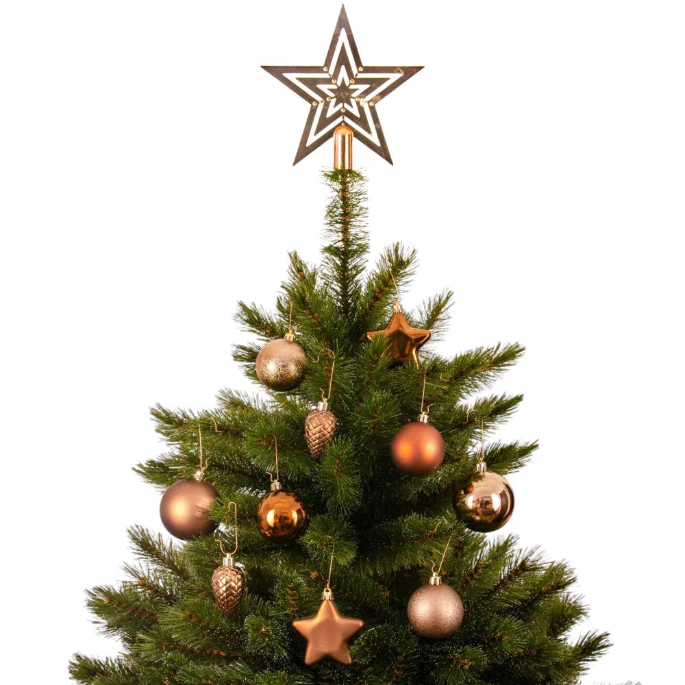 Фото 1 Набір ялинкових іграшок MICA DECORATIONS 40 шт Шоколад (1182013)