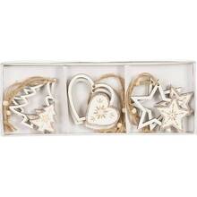 Набор елочных игрушек HOUSE OF SEASONS 6 шт Silver/Gold (1159416)