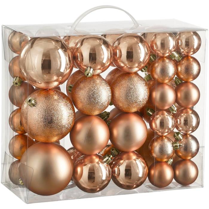 Набор елочных игрушек HOUSE OF SEASONS 46 шт Peach (1170642)