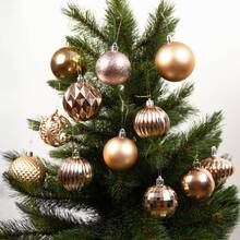 Набір ялинкових іграшок HOUSE OF SEASONS 60 шт Peach (1170670)