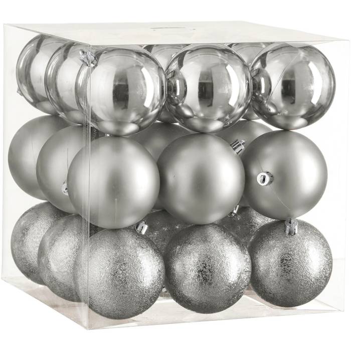 Набор елочных игрушек HOUSE OF SEASONS 27 шт Silver (1170618)