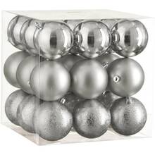 Набор елочных игрушек HOUSE OF SEASONS 27 шт Silver (1170618)