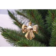 Набір ялинкових іграшок CHOMIK Бант 3 шт Gold (BAI9342)