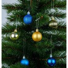 Набір іграшок ялинкових JUMI 48 шт Blue/Gold (B-960183)