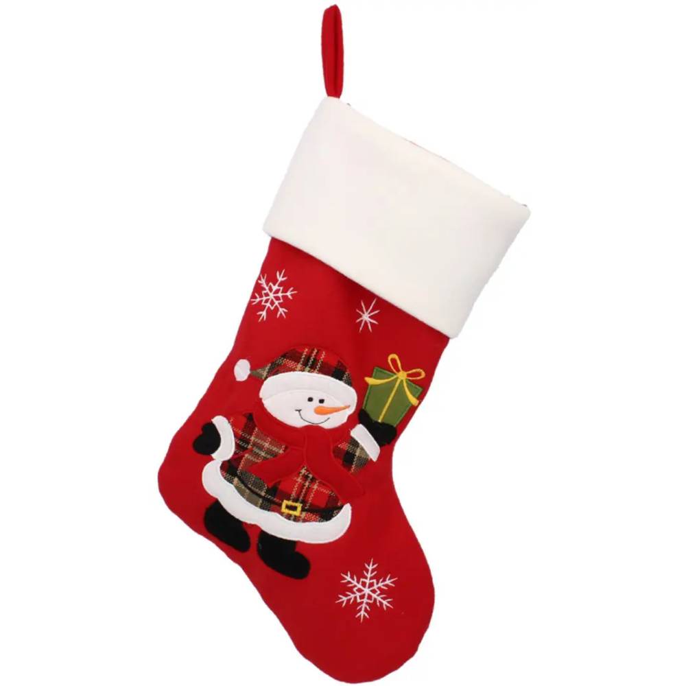 Декоративный носок Chomik Снеговик 45 см Red (SUN0295)