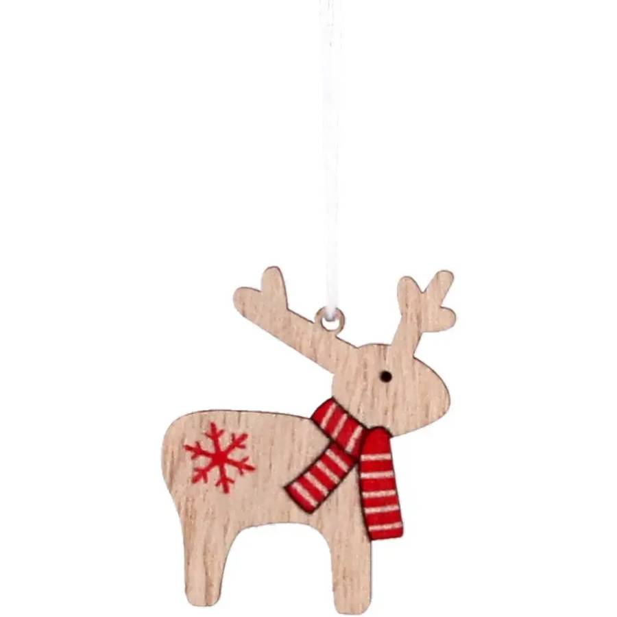 Набор елочных игрушек CHOMIK Олени 18 шт (DIY9010) Тип елочная игрушка