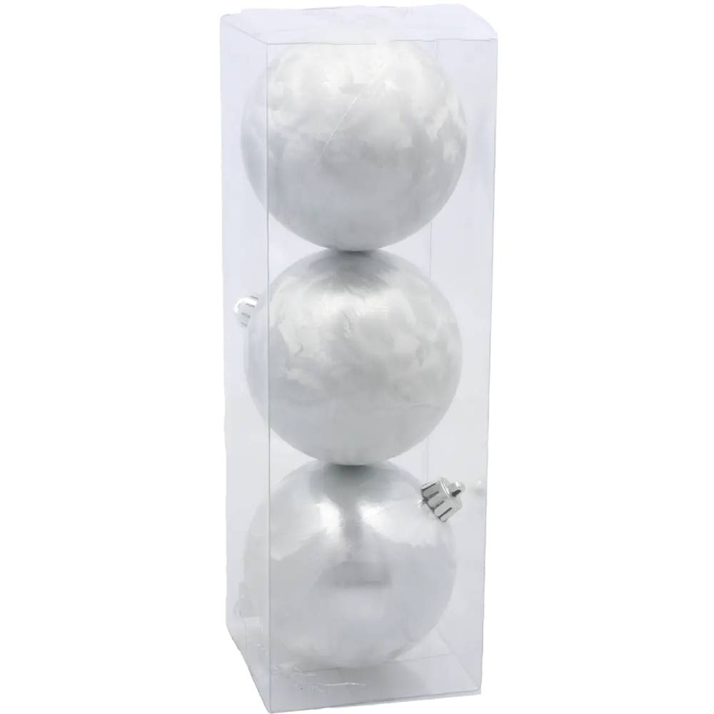 Набор елочных игрушек CHOMIK 3 шт Silver (GIF3870)