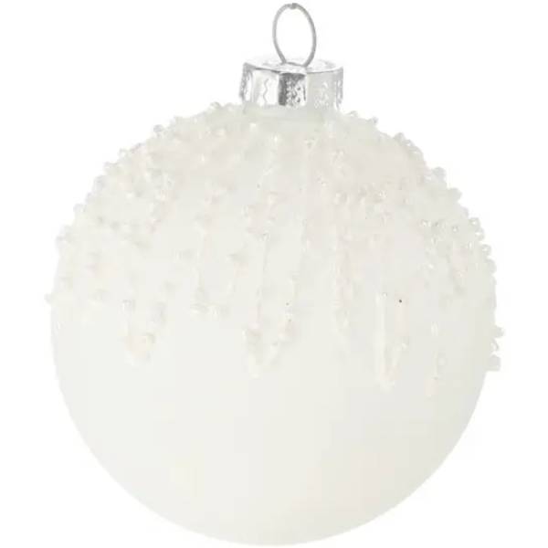 Елочная игрушка CHOMIK 1 шт White (BOZ4150)