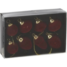 Набор елочных игрушек CHOMIK 8 шт Burgundy (BOZ4303)