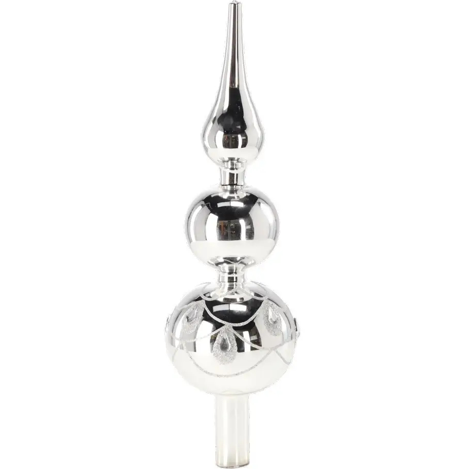 Верхушка на елку CHOMIK 30 см Silver (BOZ4396)