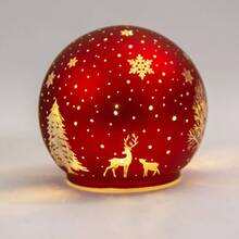 Светильник CHOMIK стеклянный Шар Red (BOZ1853)