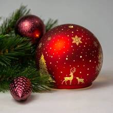 Светильник CHOMIK стеклянный Шар Red (BOZ1853)