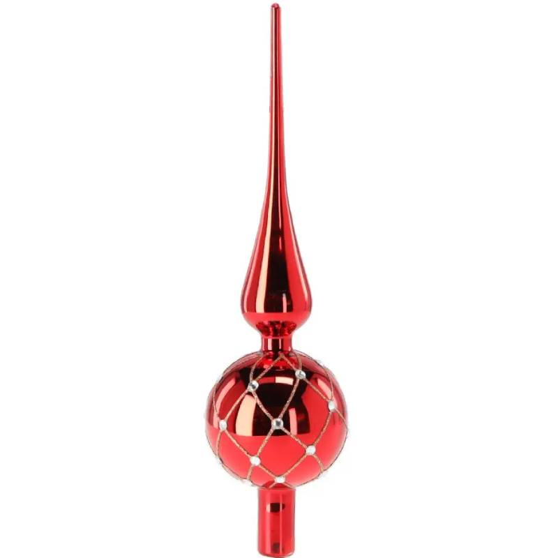 Верхушка на елку CHOMIK 30 см Red (BOZ4402)