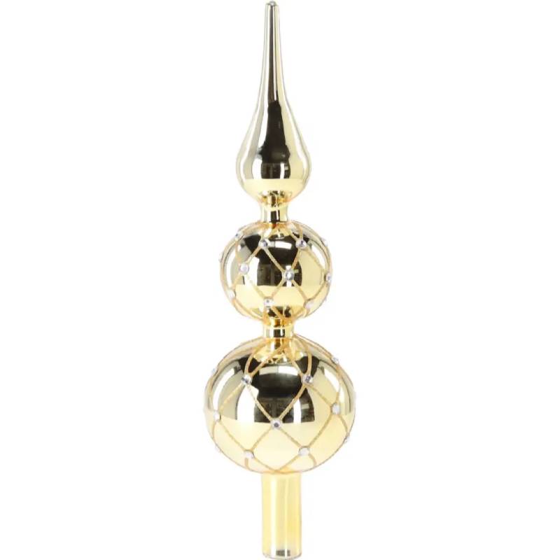 Верхівка на ялинку CHOMIK 30 см Gold (BOZ4426)