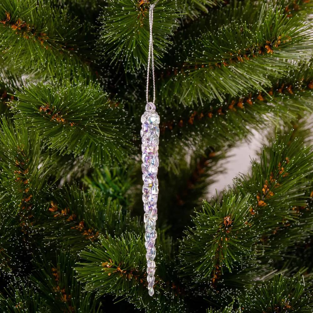 Елочная игрушка CHOMIK Сосулька 1 шт Pearl (BAI5904) Тип елочная игрушка