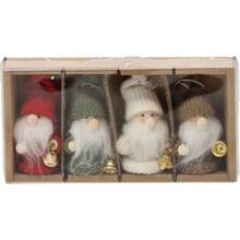 Набор елочных игрушек CHOMIK Гном 8 см 4 шт (TIA4499)