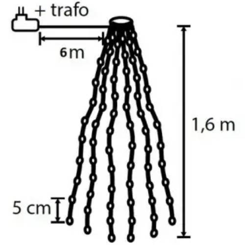 Фото 4 Гирлянда LUCA LIGHTING Конус 1.6+6 м (1105708)