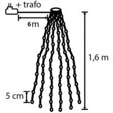 Гирлянда LUCA LIGHTING Конус 1.6+6 м (1105708)