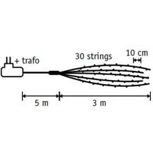 Гирлянда LUCA LIGHTING Охапка струн 3+8 м (1034131)