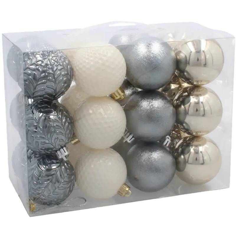 Набор елочных игрушек CHOMIK 6 см 24 шт (GIF9988)