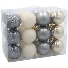 Набор елочных игрушек CHOMIK 6 см 24 шт (GIF9988)