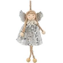 Елочная игрушка CHOMIK Фея Блестки 7,5х16 см Silver (SUN0615)