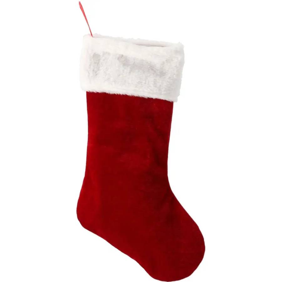 Шкарпетка декоративна CHOMIK 47 см Red/White (ELF0233)