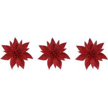 Цветок декоративный Mica Decorations 10 см 3 шт Red (1181050)