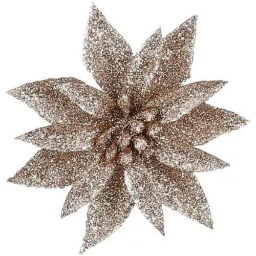 Цветок декоративный Mica Decorations 10 см 3 шт Champagne (1181051)