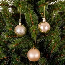 Набор елочных игрушек MICA DECORATIONS 6 см 27 шт Champagne (1181968)