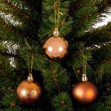 Набор елочных игрушек MICA DECORATIONS 6 см 27 шт Chocolate (1181974)