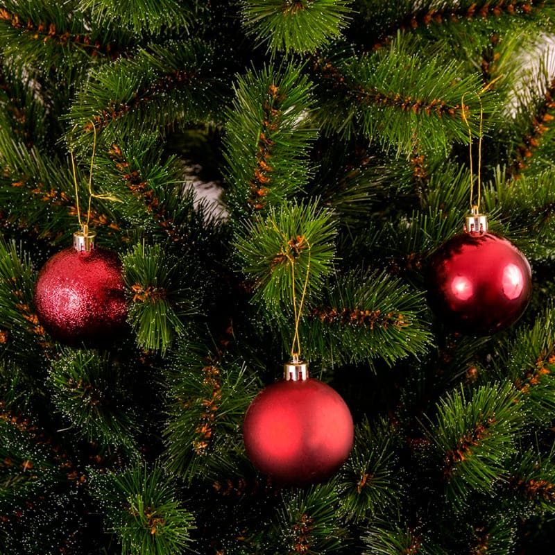 Фото 1 Набор елочных игрушек MICA DECORATIONS 8 см 27 шт Cherry (1181983)