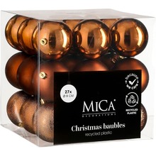 Набор елочных игрушек MICA DECORATIONS 8 см 27 шт Chocolate (1181987)