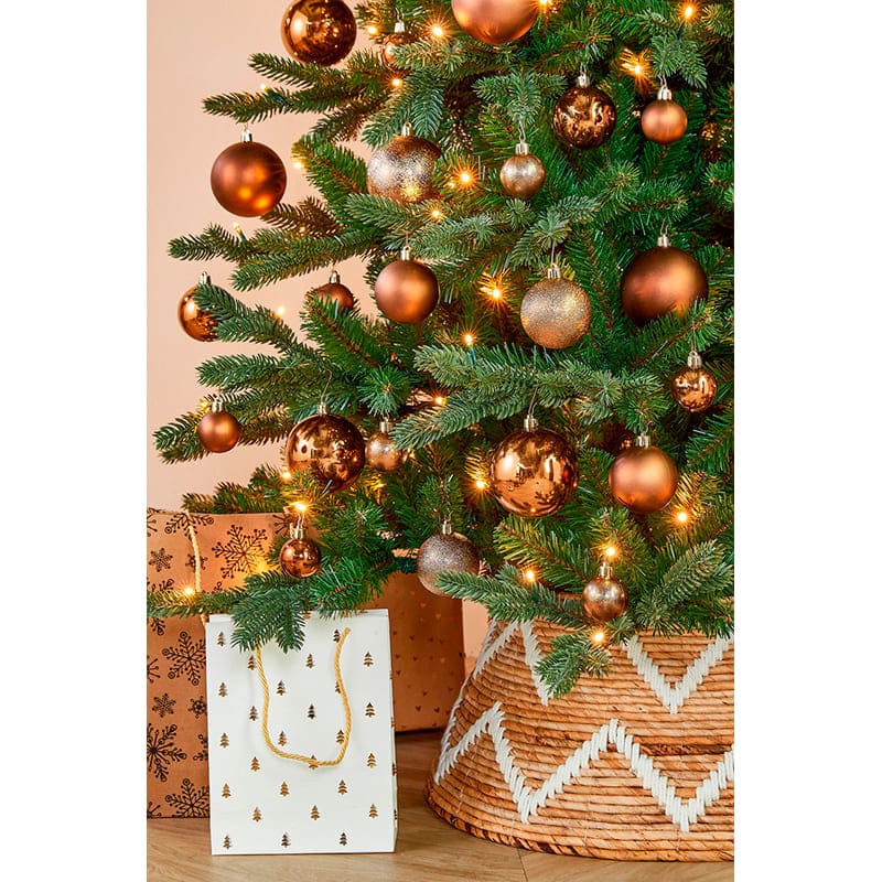 Фото 1 Набор елочных игрушек MICA DECORATIONS 4/6/8 см 46 шт Chocolate (1182000)