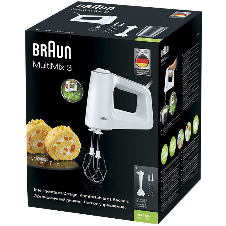 Покупка Миксер BRAUN HM 3105 WHITE