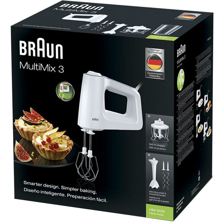 Изображение Миксер BRAUN HM 3135 WHITE