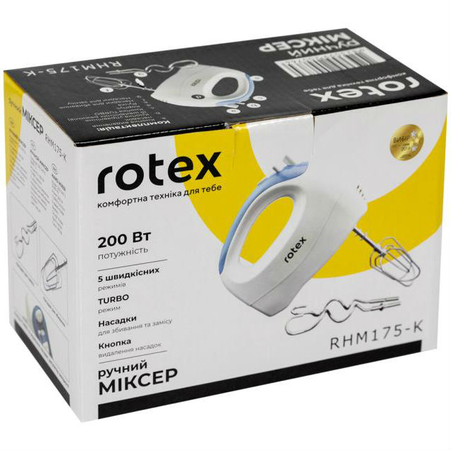 Зовнішній вигляд Міксер ROTEX RHM175-K