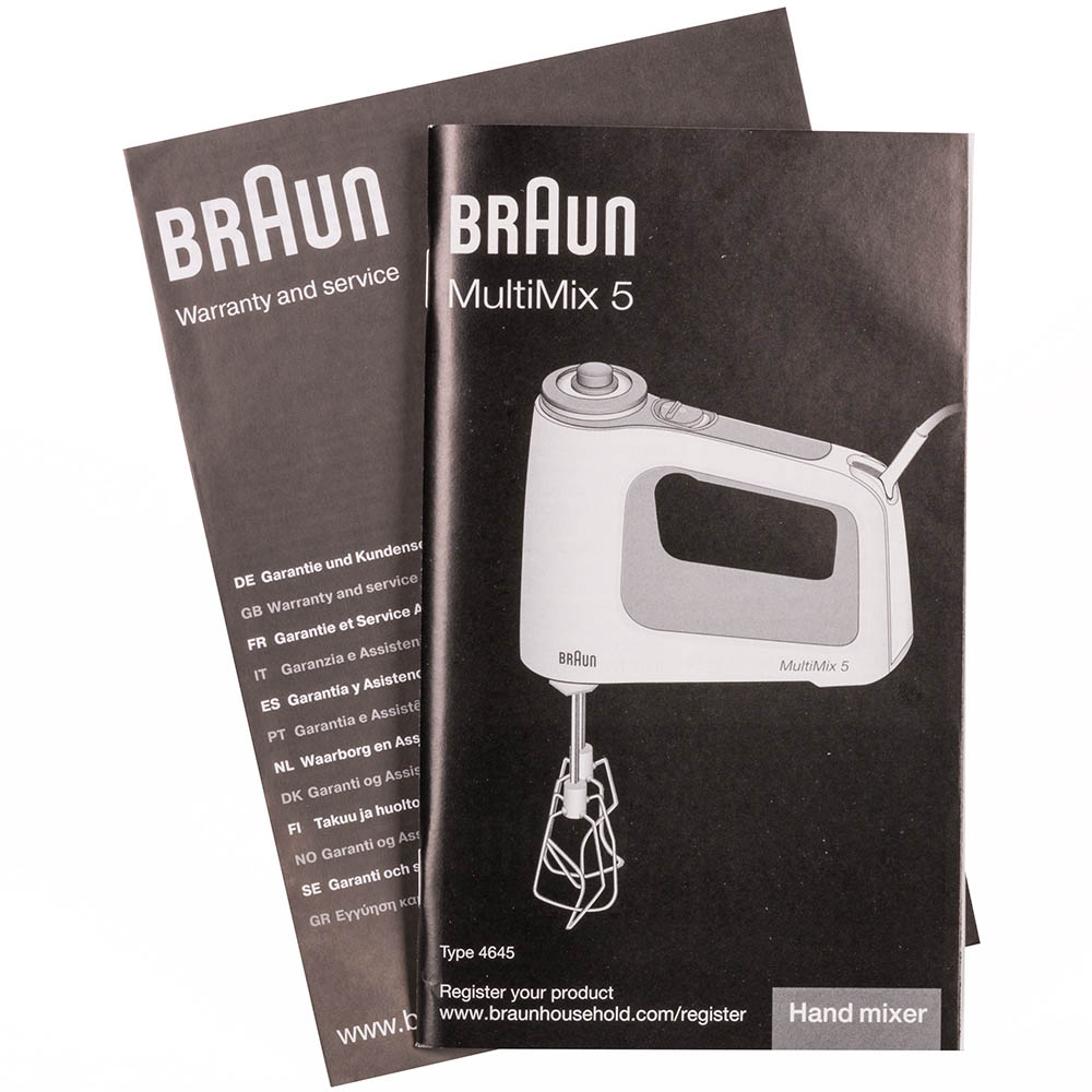 Покупка Миксер BRAUN HM 5107 WHITE