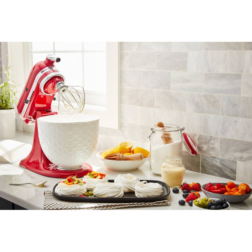 Внешний вид Кухонная машина KITCHENAID Artisan Карамельное яблоко (5KSM175PSECA)