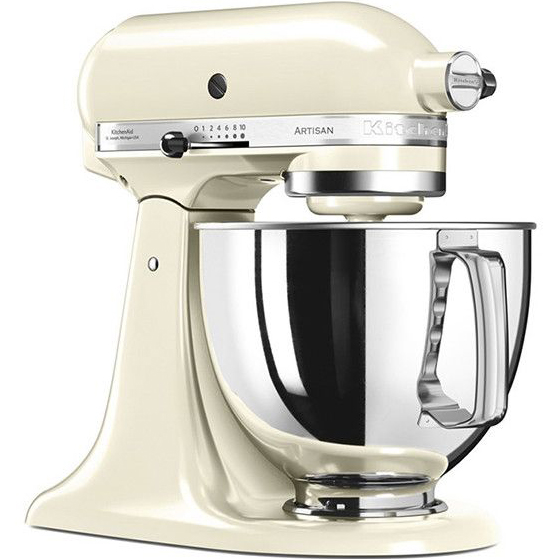 Кухонная машина KITCHENAID Artisan 4.8 л 5KSM125EAC с откидным блоком Cream Насадки венчик (для взбивания)