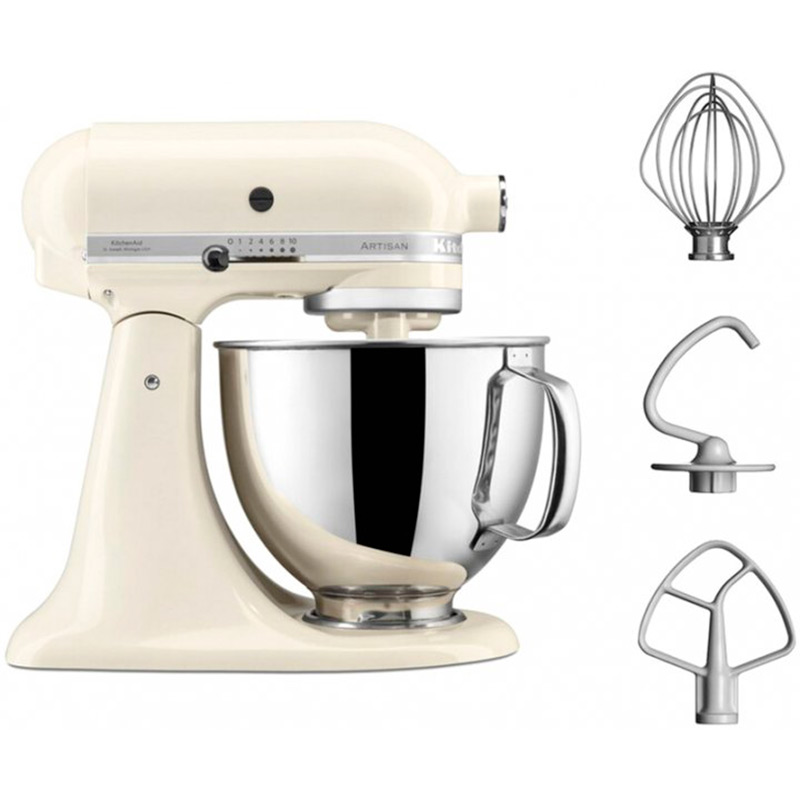 Кухонная машина KITCHENAID Artisan 4.8 л 5KSM125EAC с откидным блоком Cream Тип кухонная машина