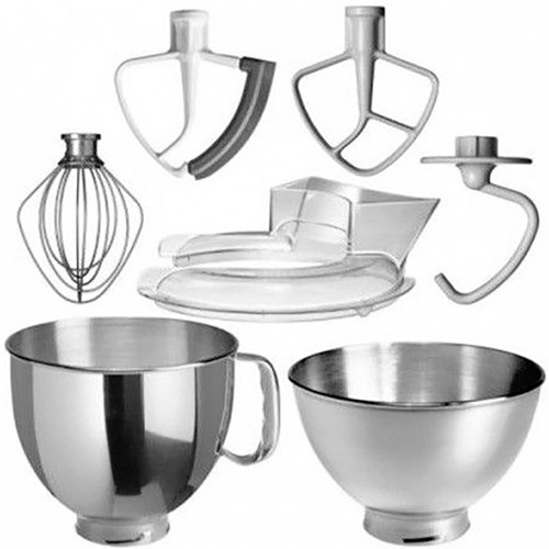Кухонна машина KITCHENAID Artisan 4.8 л 5KSM175PSEOB Black Насадки для тіста (гак)