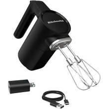 Миксер KITCHENAID Go с аккумулятором (5KHMR762BM)