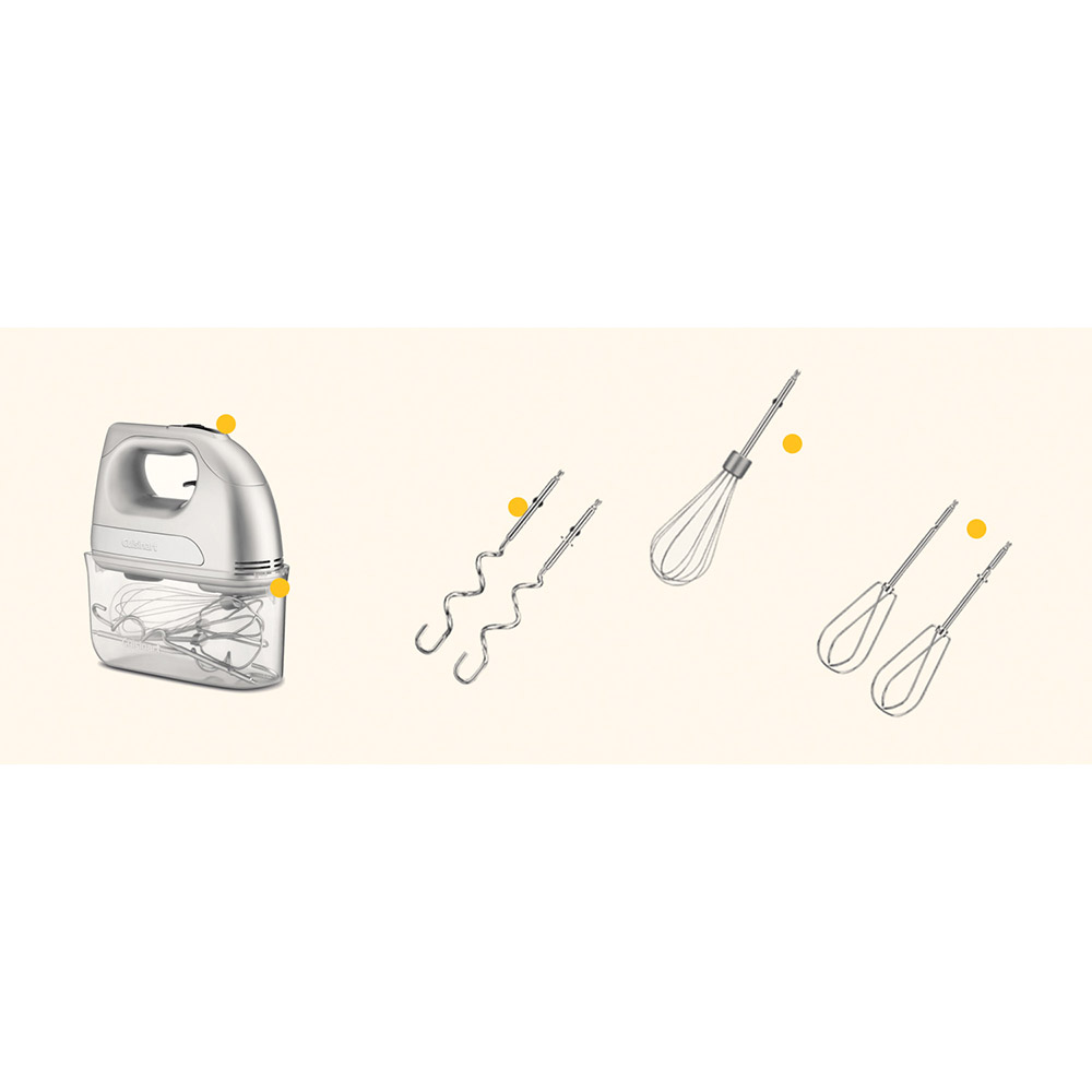 Миксер CUISINART POWER ADVANTAGE HM7E Тип ручной