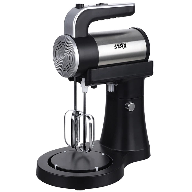 Міксер WINNINGSTAR ST-5532 450W 4.5 л Black-Silver (WNNGS-ST-5532-BKSL) Насадки гаки для тіста