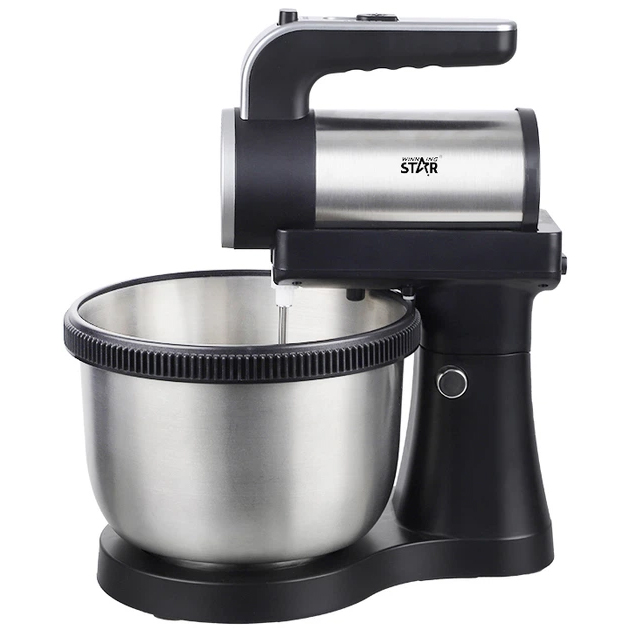 Міксер WINNINGSTAR ST-5532 450W 4.5 л Black-Silver (WNNGS-ST-5532-BKSL) Тип ручний