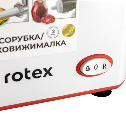 Зовнішній вигляд М'ясорубка ROTEX RMG190-W Tomato Master