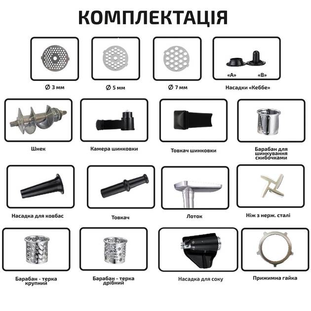 Мясорубка GRUNHELM AMG2663APSJ Функции и особенности защита от перегрева