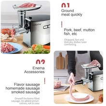 Мясорубка SOKANY SK-091 Silver (LGSK091)