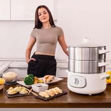 Пароварка CECOTEC Vapovita SteelPot White
